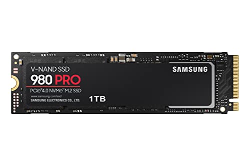 SSD M.2 Samsung 980 PRO 1TB Disco Sólido PCIe NVMe Gen4 interno para juegos (MZ-V8P1T0B)