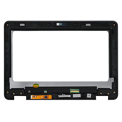 NUOLAISUN Screen Replacement for Dell Latitude 3190 2-in-1 LCD Touch Screen + Bezel Assembly DD9NC 9KNWN 11.6" HD 1366x768