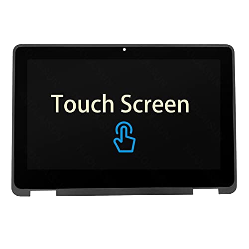 NUOLAISUN LCD Screen Replacement for Dell Chromebook 11 3100 2 in 1 LCD Touch Screen Display Assembly 11.6" HD 9MH3J