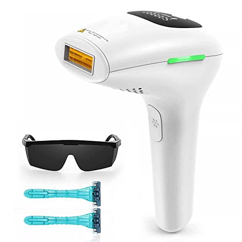 At-Home IPL Hair Removal for Women and Men Permanent Hair Removal 500,000 Flashes Painless Hair Remover on Armpits Back Legs Arms Face Bikini Line