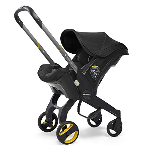 Doona - Carriola Asiento de coche infantil y base con enganche - Asiento de coche a cochecito - Todo en Uno