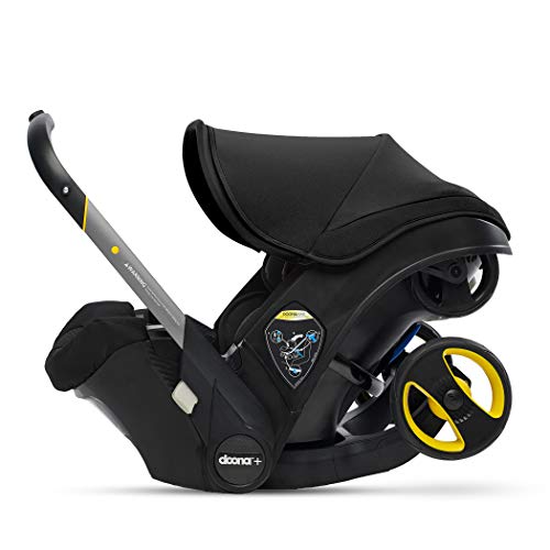 Doona - Carriola Asiento de coche infantil y base con enganche - Asiento de coche a cochecito - Todo en Uno