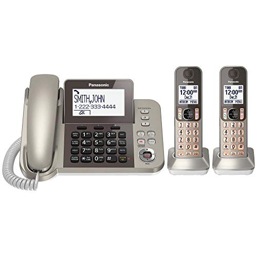 Teléfono fijo Panasonic KX-TGF350N dect, Champán