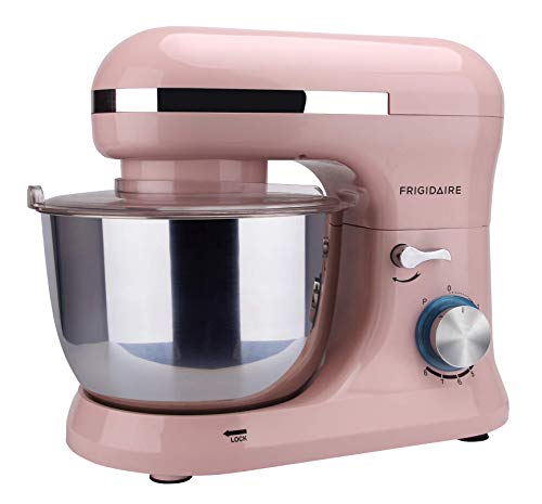 FRIGIDAIRE - Batidora de pedestal de acero inoxidable ESTM020-PINK 4.5L Retro