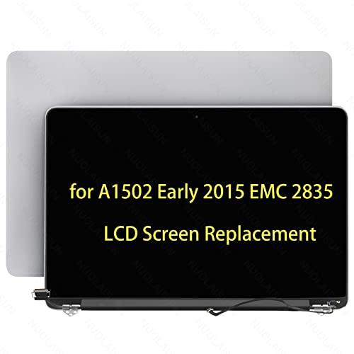 NUOLAISUN Screen Replacement for MacBook Pro 13" A1502 Early 2015 EMC 2835 Retina LCD Screen Display Full Assembly Part 661-02360