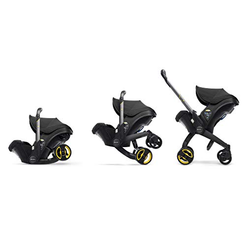 Doona - Carriola Asiento de coche infantil y base con enganche - Asiento de coche a cochecito - Todo en Uno