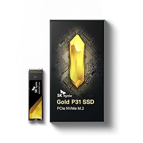 SK hynix SSD Gold 1TB Disco Sólido P31 PCIe NVMe Gen3 M.2 2280 | hasta 3500MB/S | Formato SSD M.2 compacto SK hynix SSD | Flash NAND de 128 capas