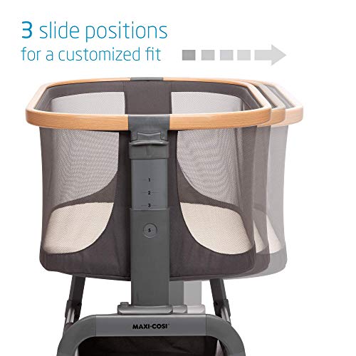 Maxi-Cosi Iora Bedside Bassinet, Essential Graphite
