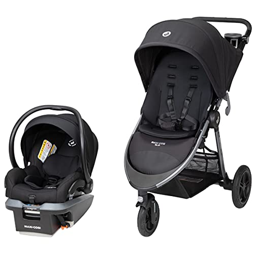 Maxi-Cosi Gia XP 3-Wheel Travel System, Midnight Black
