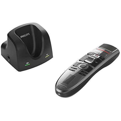 Philips SpeechMike Premium Air Wireless Dictation USB Microphone, Slide-Switch