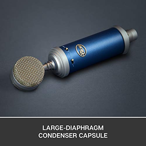 Bluebird XLR Condenser Microphone for Recording and Streaming, Large-Diaphragm Cardioid Capsule, Shockmount and Protective Case