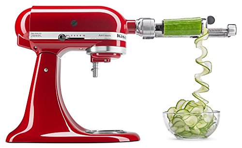 KitchenAid Spiralizer Plus Attachment with Peel, Core and Slice, Silver