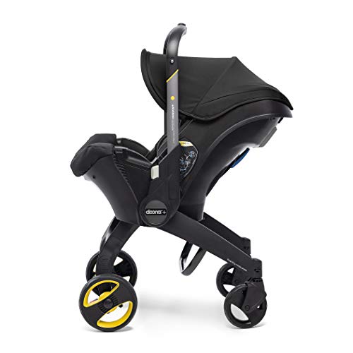 Doona - Carriola Asiento de coche infantil y base con enganche - Asiento de coche a cochecito - Todo en Uno