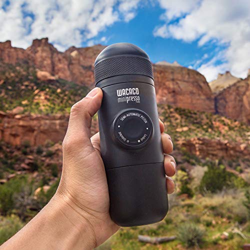 WACACO Minipresso NS, Portable Espresso Machine, Compatible Nespresso Original Capsules and Compatibles, Hand Coffee Maker, Travel Gadgets, Manually Operated, Perfect for Camping