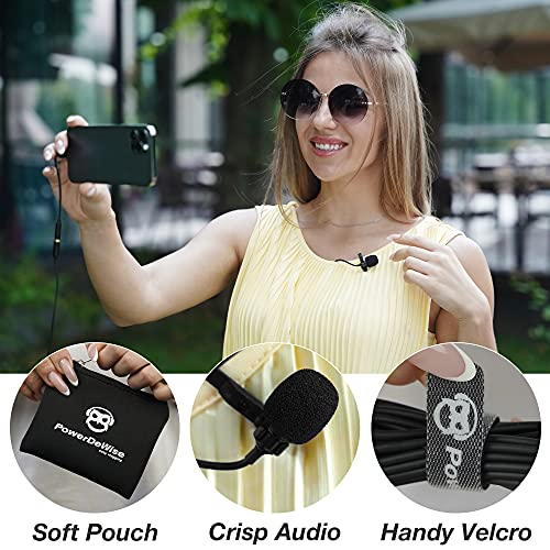 Micrófono Omnidireccional de Solapa Lavalier Profesional PowerDeWise