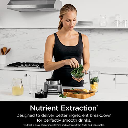 Ninja SS101 Foodi - Licuadora para Smoothies Smoothie Bowl Maker, 1200 WP, 6 funciones para batidos, extracciones, bowls y untables, smartTORQUE