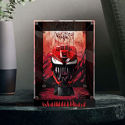 LMTIC Acrylic Display Case for Lego Spider-Man Carnage Building Kit 76199 Display Cases for Lego 76199 Collectibles Display Box Storage,Gifts for Lego Lover,Dust-Free,Clear (Only Display Box)