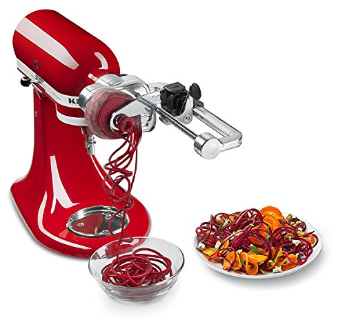KitchenAid Spiralizer Plus Attachment with Peel, Core and Slice, Silver