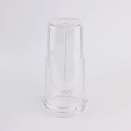 Veterger Replacement Parts 24-Ounce Smoothie Cup with lid, Compatible with Oster Pro 1200 Blender