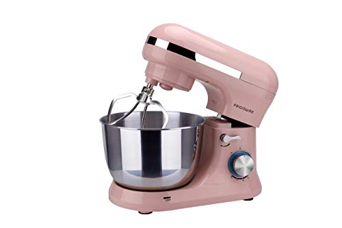 FRIGIDAIRE - Batidora de pedestal de acero inoxidable ESTM020-PINK 4.5L Retro