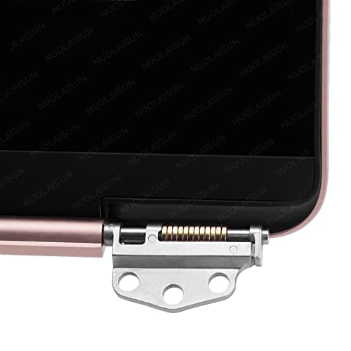 NUOLAISUN Screen Replacement for MacBook Air 13'' M1 2020 A2337 EMC 3598 Full LCD Screen Retina Display Complete Top Assembly 2560x1600 (Rose Gold) (2337-SCREEN-GOLD)