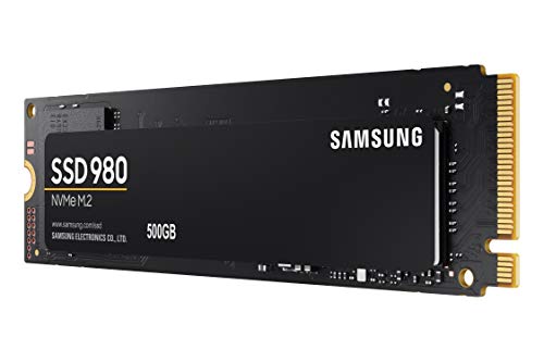 Disco Sólido SSD Samsung Electronics (MZ-V8V500B/AM) 980 SSD de 500GB - M.2 NVMe Interface Unidad de estado sólido interna con tecnología V-NAND