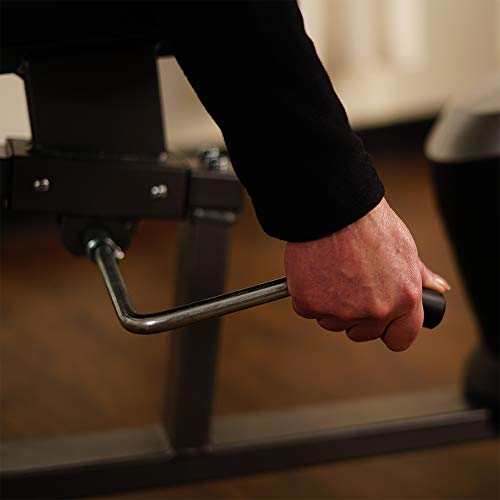 Bicicleta Fija Sunny Health & Fitness reclinable y magnética con monitor de frecuencia