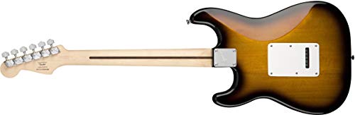 Squier by Fender Stratocaster - Paquete de guitarra eléctrica, amplificador, funda y más
