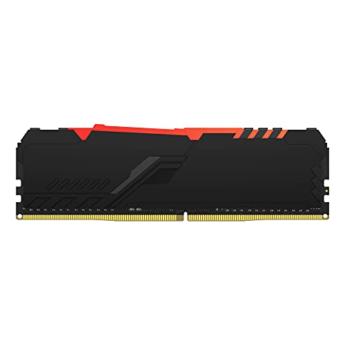 Kingston FURY Beast RGB 64GB (4x16GB) 3600MHz DDR4 CL18 Desktop Memory Kit of 4 KF436C18BBAK4/64