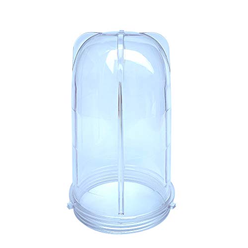 Veterger Replacement Parts 16 Ounce Tall Jar Cups,Compatible with Original Magic Bullet Blender Juicer MB1001 250W (2 Pack)