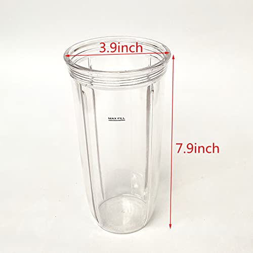 Veterger Replacement parts Blade with 32-oz Cup and lid,Compatible with NutriBullet Blender Combo, NutriBullet Pro 1000 and NutriBullet Select 2.0
