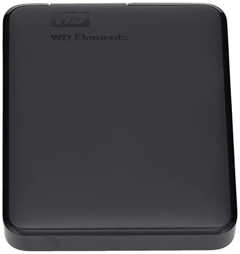 WD 2TB Elements Portable External Hard Drive HDD, USB 3.0, Compatible with PC, Mac, PS4 & Xbox - WDBU6Y0020BBK-WESN
