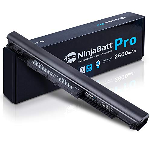 NinjaBatt Pro Battery for HP 807956-001 807957-001 HS04 807611-421 HS03 HSTNN-LB6U 15-AY039WM 15-AY009DX 15-AY061NR 15-BA009DX TPN-I119 15-AY041WM 255 G5 HSO4, Premium Cells - [4 Cells/2600mAh]