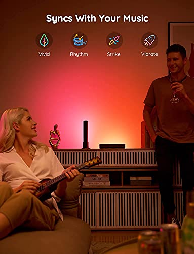 Govee Smart LED Light Bars, Work with Alexa and Google Assistant, Gaming Lights, RGBICWW WiFi TV Backlights with Scene Modes and Music Modes for Gaming, Pictures, PC, TV, Room Decoration