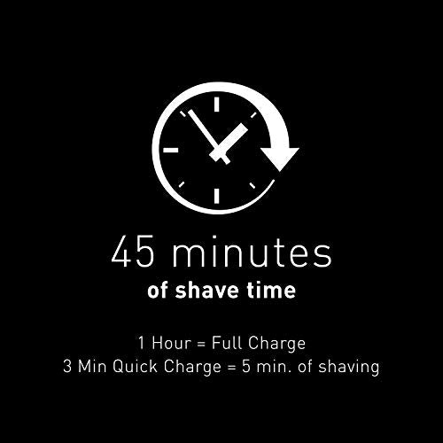 Panasonic Electric Razor for Men, Electric Shaver, ARC5 with Premium Automatic Cleaning and Charging Station, Wet Dry Shaver Men, Cordless Razor, with Pop-Up Trimmer ES-LV97-K, Black