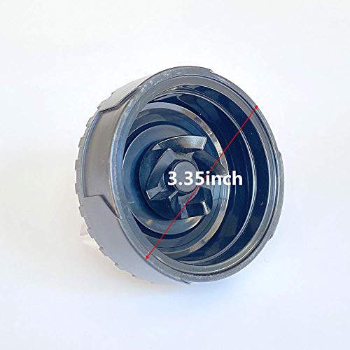 Veterger Replacement Parts 5 Fins Blade with 2 16oz cups, Compatible with Ninja Blender QB3000/QB3000SSW/QB3004/QB3005
