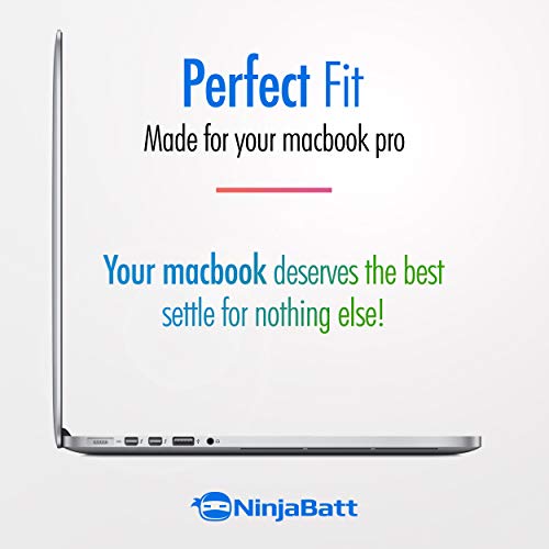 NinjaBatt Battery A1398 A1618 for Apple MacBook Pro Retina 15" [Mid 2015 Year ONLY]- Long Lasting [11.36V/99.5Wh]