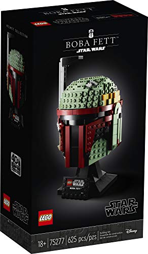 LEGO Star Wars Boba Fett Helmet 75277 Building Kit, Cool, Collectible Star Wars Character Building Set (625 Pieces), Multicolor