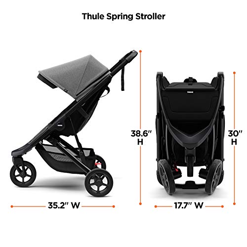 Thule Carriola para bebé Compacta de resorte, Grey Melange Modelo 11300205
