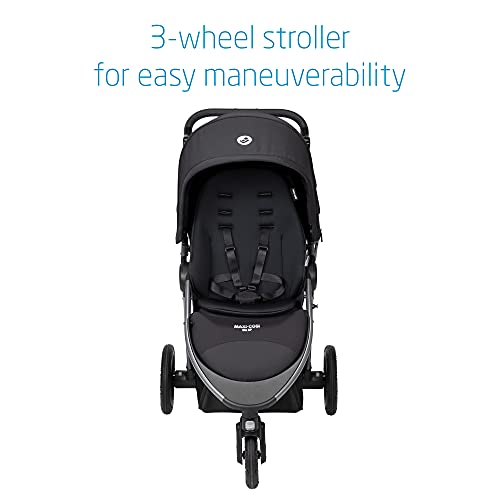 Maxi-Cosi Gia XP 3-Wheel Travel System, Midnight Black