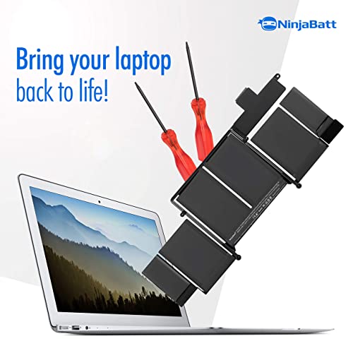 NinjaBatt Battery A1502 A1582 for Apple MacBook Pro Retina 13” A1493 [Early 2015 Mid 2014 Late 2013] - Long Lasting [71.8Wh/11.43V]
