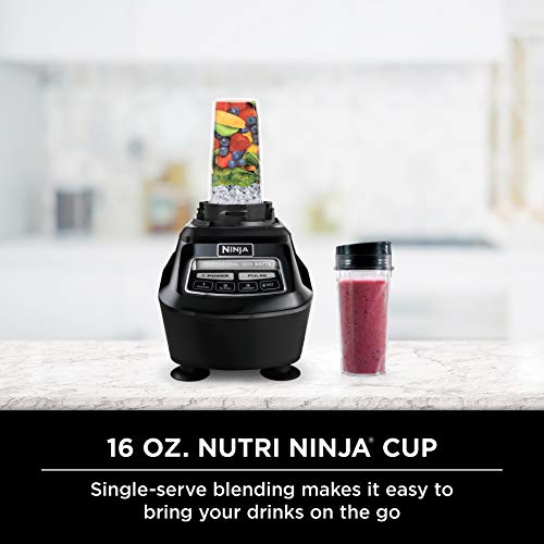 Ninja BL770 Mega Sistema De Cocina, 1500 W, 4 funciones para batidos, procesamiento, masa, bebidas y más, con jarra licuadora de 72 onzas, tazón de procesador de 64 onzas, (2) tazas para llevar y (2) tapas