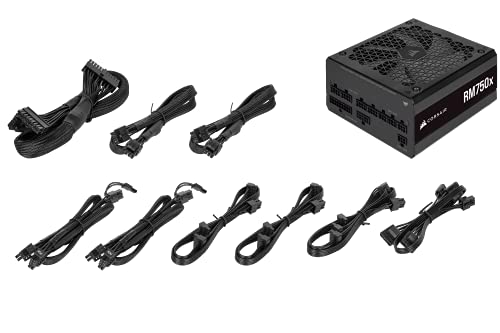 Corsair RMX Series (2021), RM750x, 750 Watt, Gold, Fully Modular Power Supply