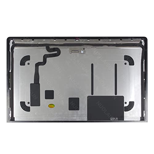 NUOLAISUN Screen Replacement LM270QQ1 (SD)(C1) for iMac 27" A1419 Mid 2017 EMC 3070 Retina 5K LCD Display Screen Panel + Front Glass Cover with Adhesive