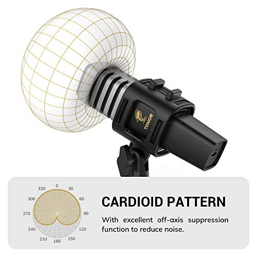 USB Microphone, TONOR Cardioid Condenser Computer PC Mic with Tripod Stand, Pop Filter, Shock Mount for Gaming, Streaming, Podcasting, YouTube, Voice Over, Twitch, Compatible with Laptop Desktop, TC30