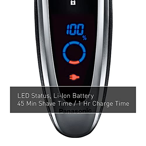 Panasonic Arc5 Electric Razor, Men's 5-Blade Cordless with Shave Sensor Technology and Wet/Dry Convenience, ES-LV65-S