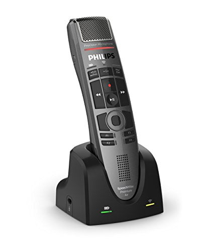 Philips SpeechMike Premium Air Wireless Dictation USB Microphone, Push-Button