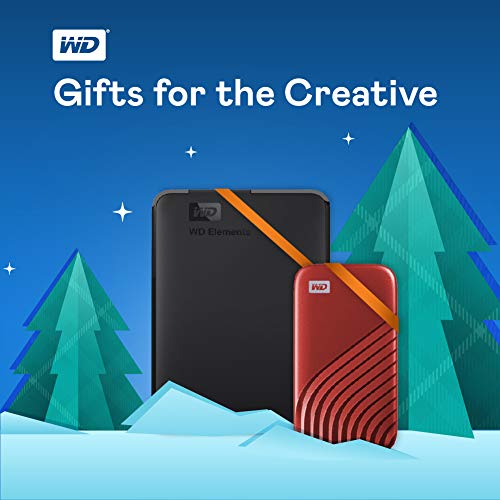 WD 4TB Elements Portable External Hard Drive HDD, USB 3.0, Compatible with PC, Mac, PS4 & Xbox - WDBU6Y0040BBK-WESN