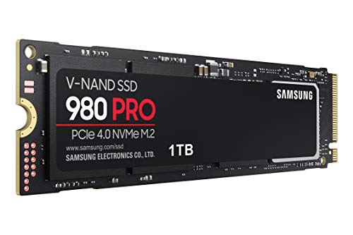 SSD M.2 Samsung 980 PRO 1TB Disco Sólido PCIe NVMe Gen4 interno para juegos (MZ-V8P1T0B)
