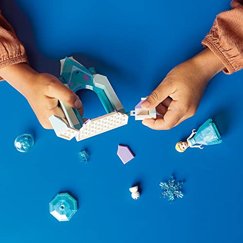 LEGO Disney Elsa’s Castle Courtyard 43199 Building Kit; A Buildable Princess Toy Created for Kids Aged 5+ (53 Pieces)